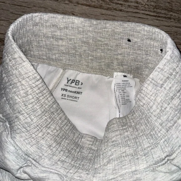 Abercrombie & Fitch YPB jogger hoodie sweat set top size medium bottoms XS Short - Picture 9 of 9